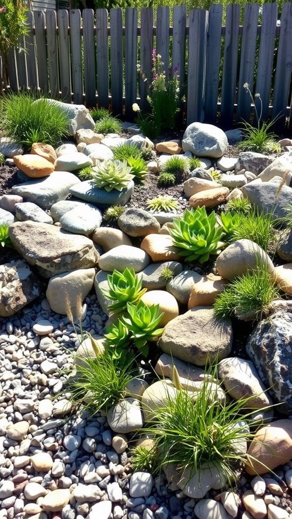 stunning low maintenance rock garden