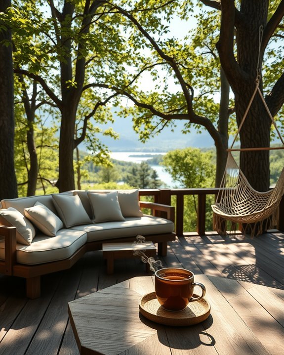 stunning outdoor relaxation zones