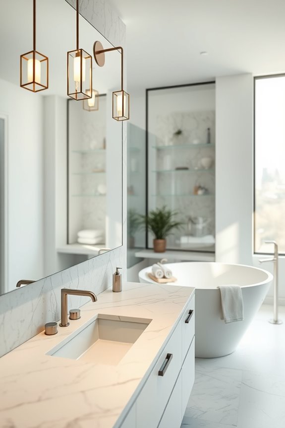 stylish adjustable vanity lighting