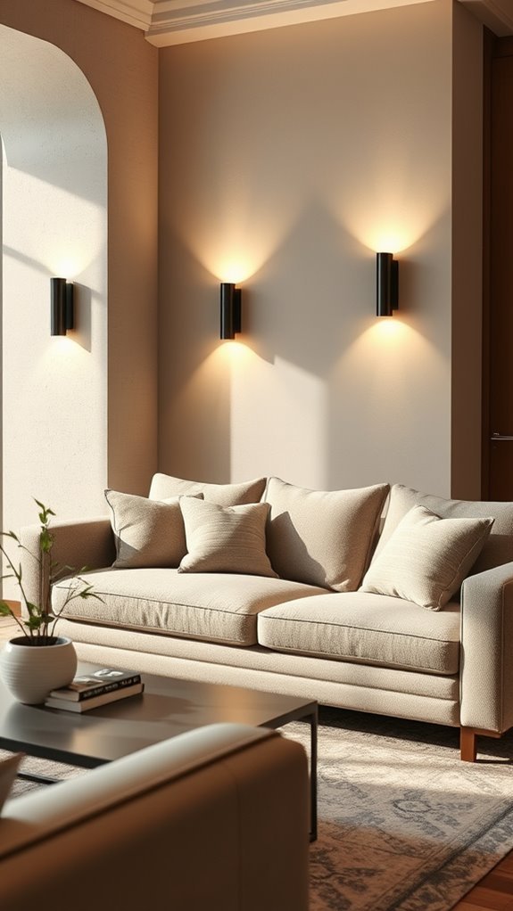 stylish ambient wall lighting