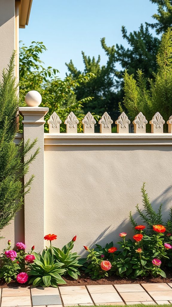 stylish and durable fencing
