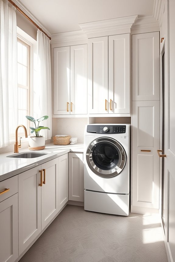 stylish and functional laundry room