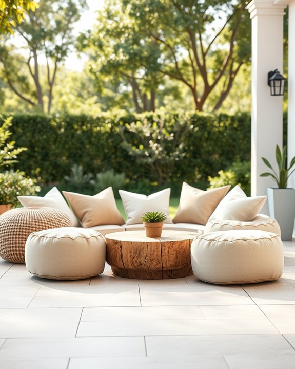 stylish and functional outdoor seating
