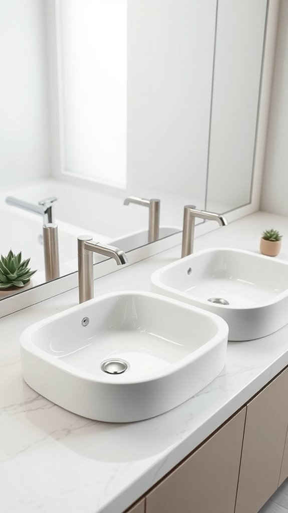 stylish and functional sinks