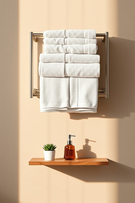 stylish and functional towel racks