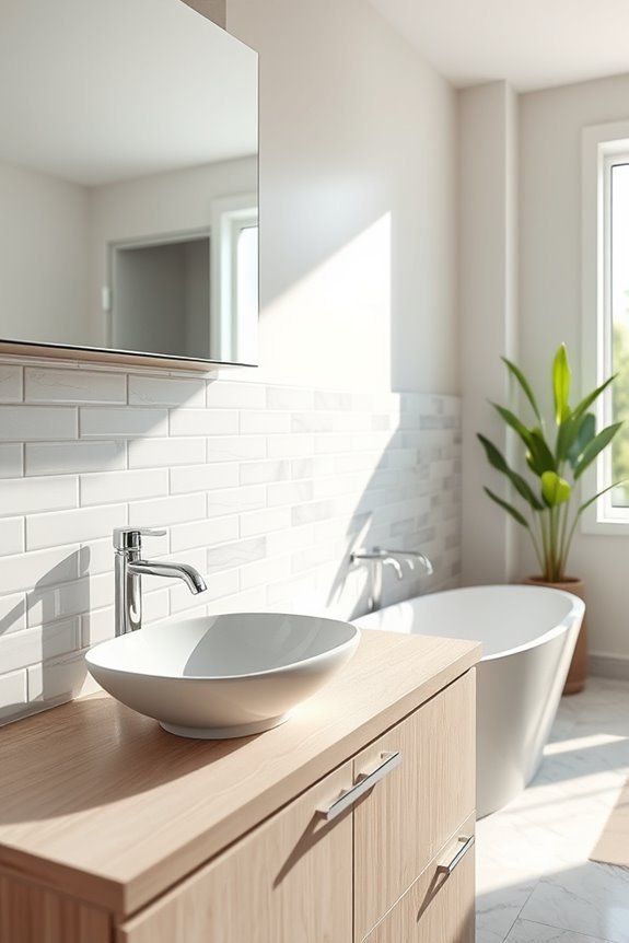 stylish and practical backsplash