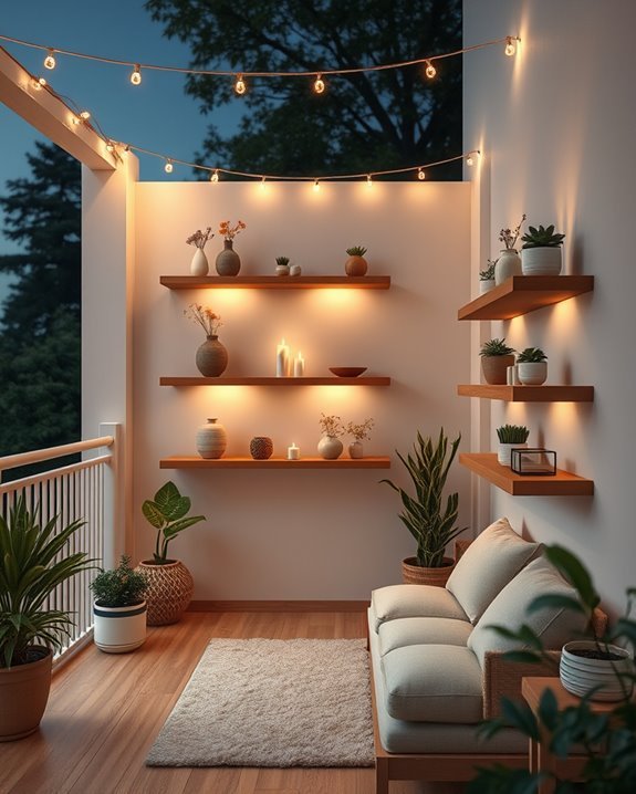 stylish balcony display ideas