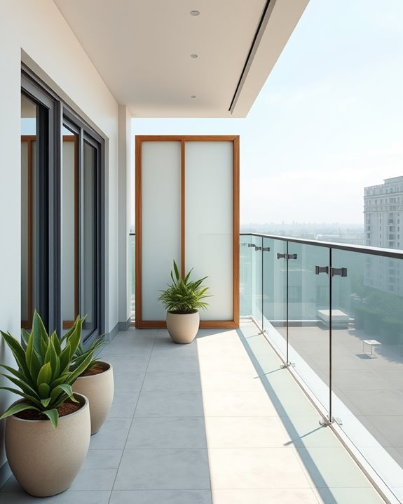 stylish balcony privacy screens