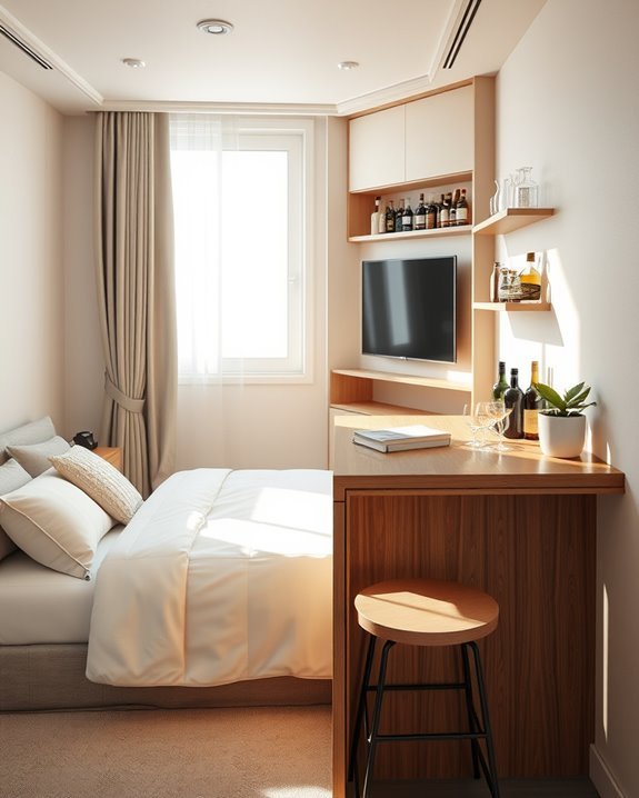 stylish bar area integration