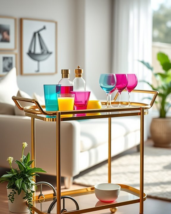 stylish bar cart essentials