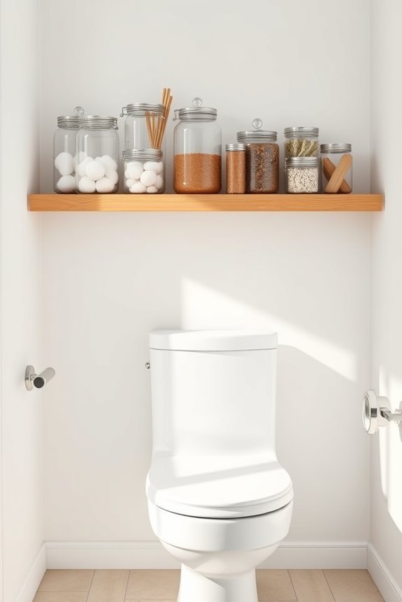 stylish bathroom organization solution