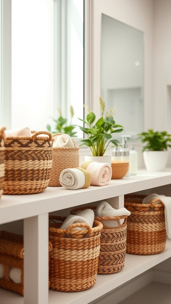stylish bathroom organization solutions