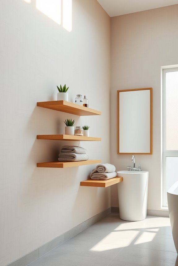 stylish bathroom storage solution