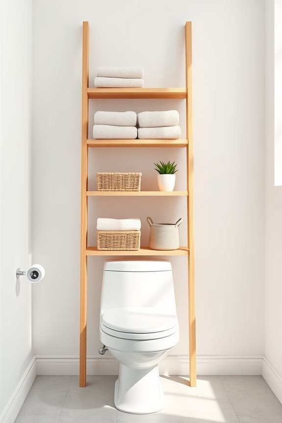 stylish bathroom storage solution