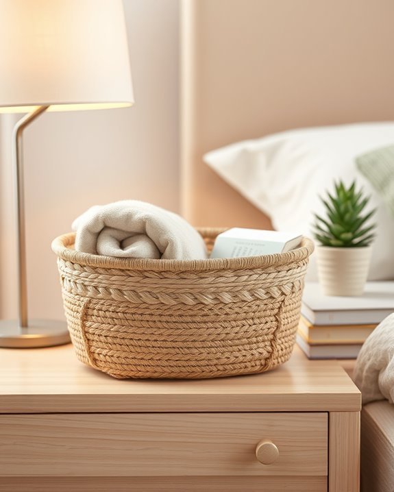 stylish bedside organization solution