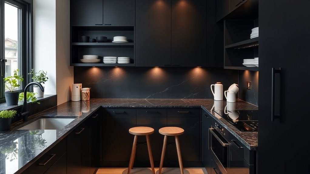 40 Black Small Kitchen Ideas to Maximize Style