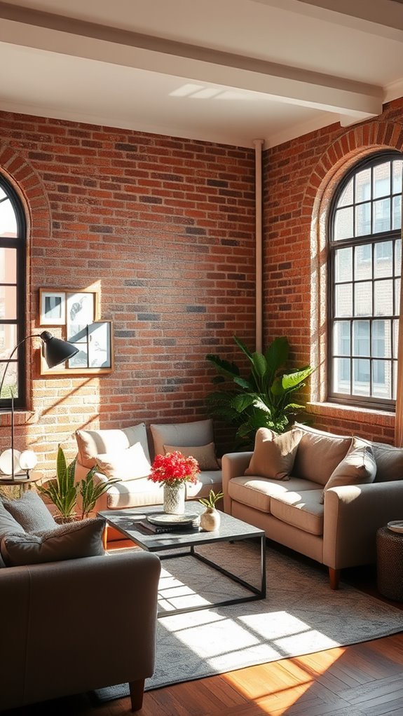 stylish brick accent walls