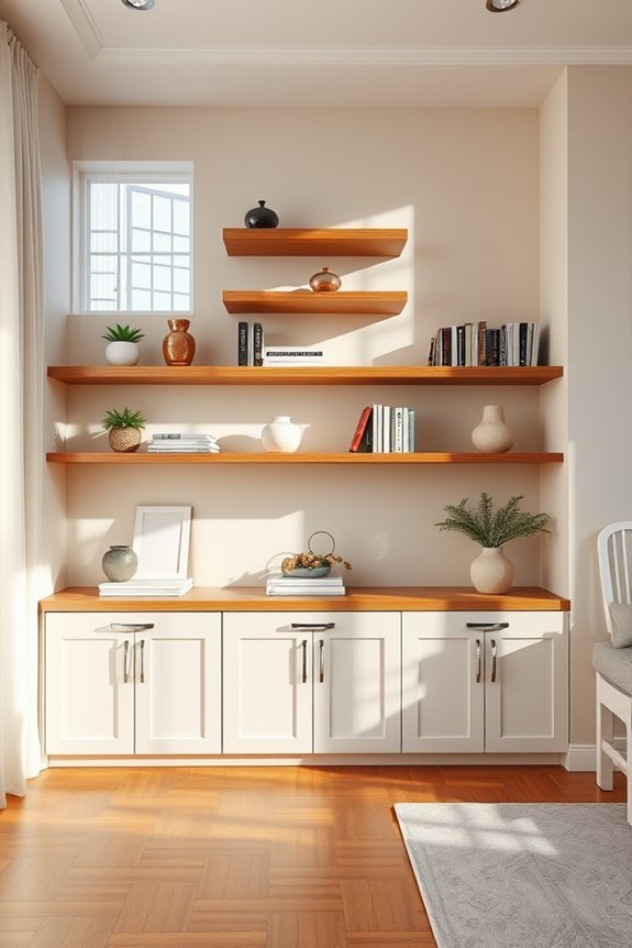 stylish built in storage solutions