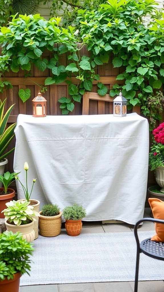 stylish canvas ac cover
