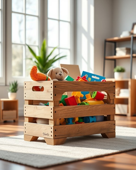 stylish cargo crate organization