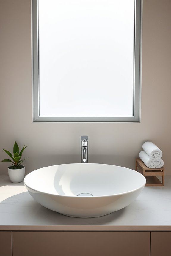 stylish centerpiece vessel sinks