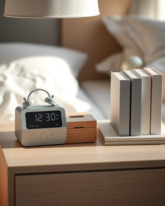 stylish clock with storage