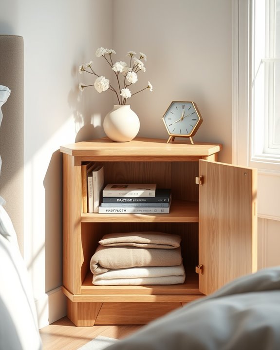 stylish compact corner storage
