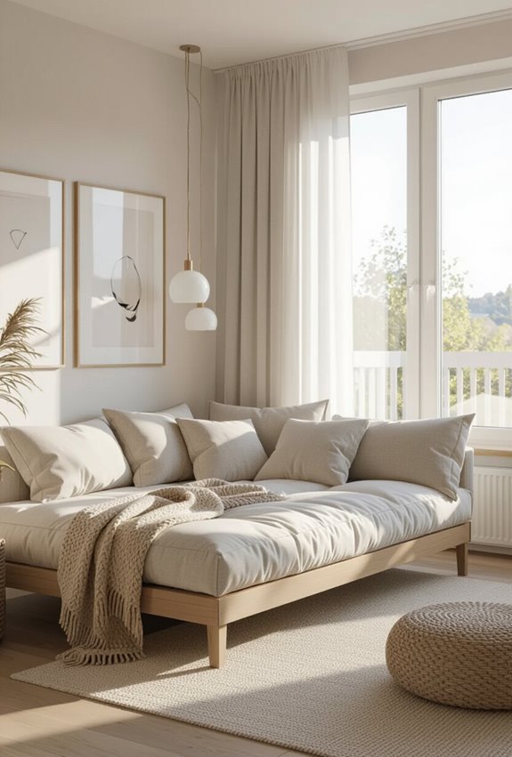 stylish compact storage daybed