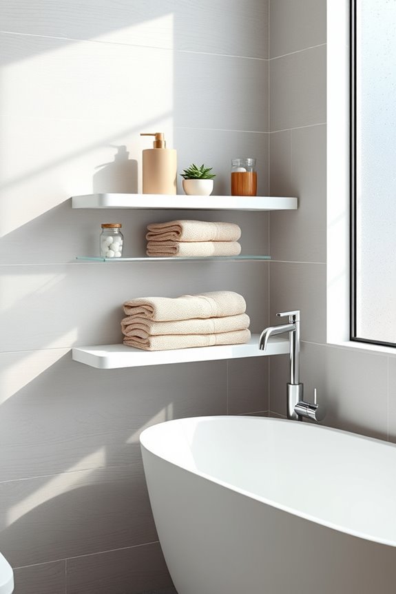 stylish corner shelf solutions