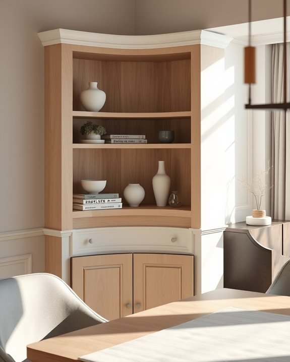 stylish corner shelf solutions