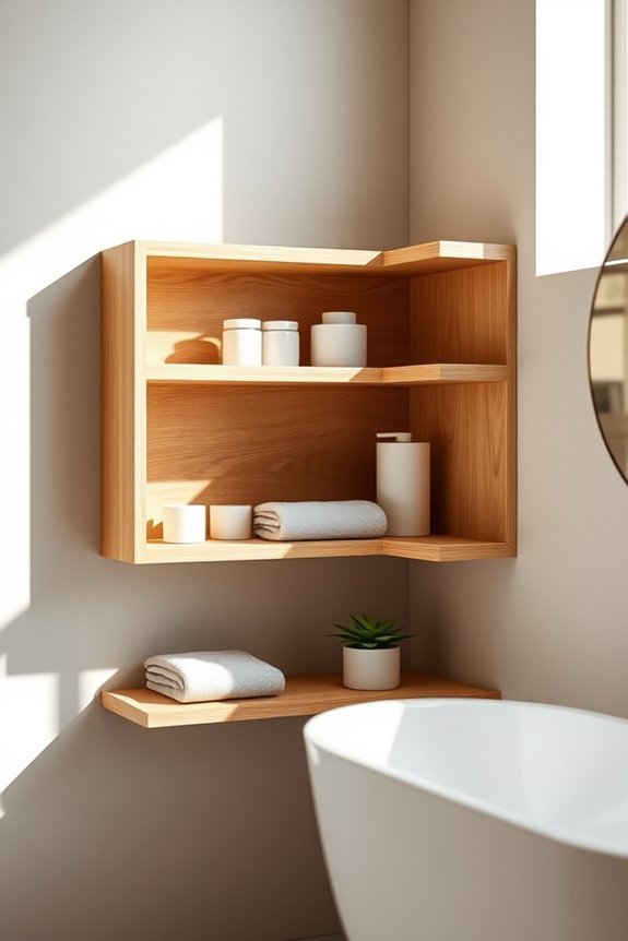 stylish corner shelving solutions