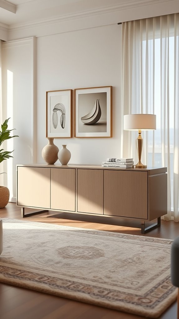 stylish credenza for functionality