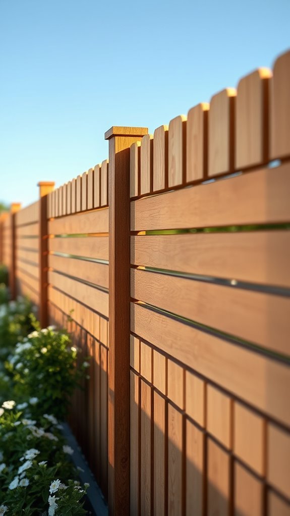 stylish customizable privacy fencing