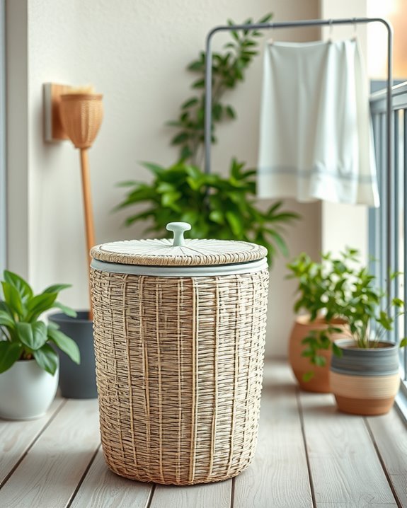 stylish decorative laundry bins