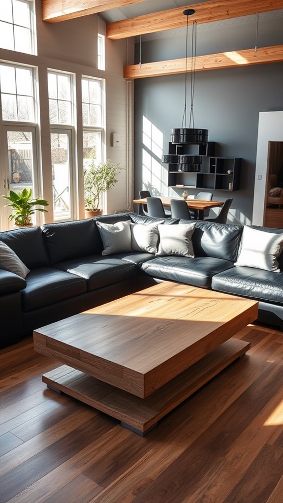 stylish dining room integration