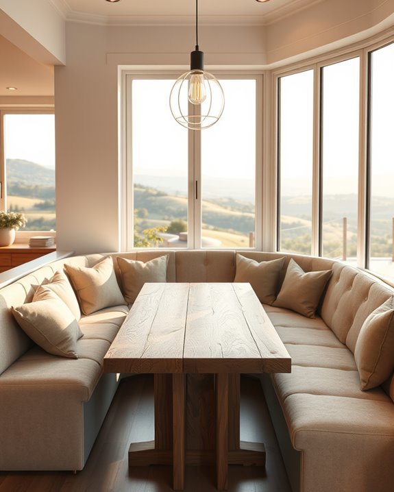 stylish dining with views