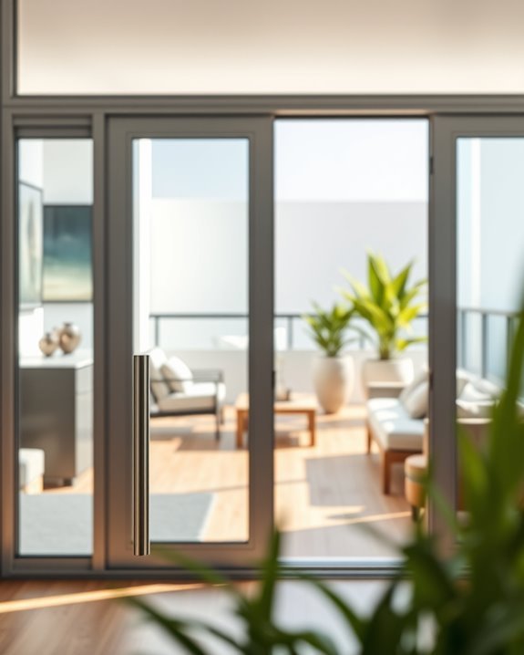 stylish durable aluminum doors