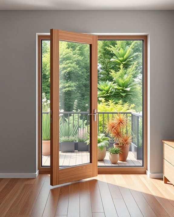 stylish durable balcony doors