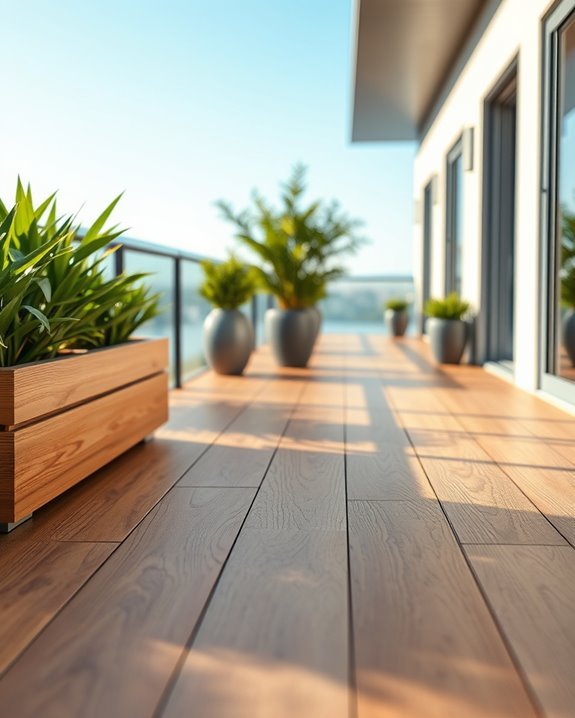 stylish durable balcony flooring