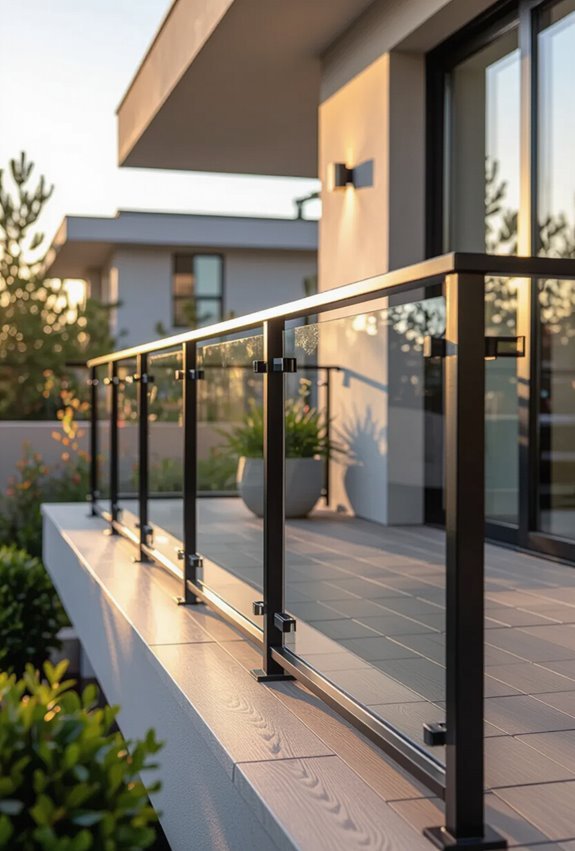 stylish durable balcony railings