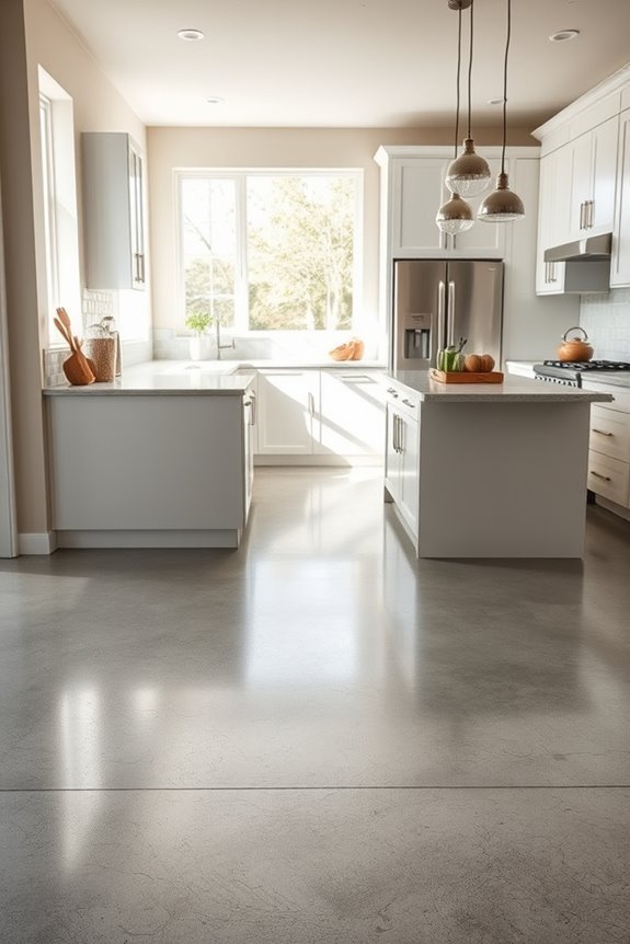stylish durable concrete flooring