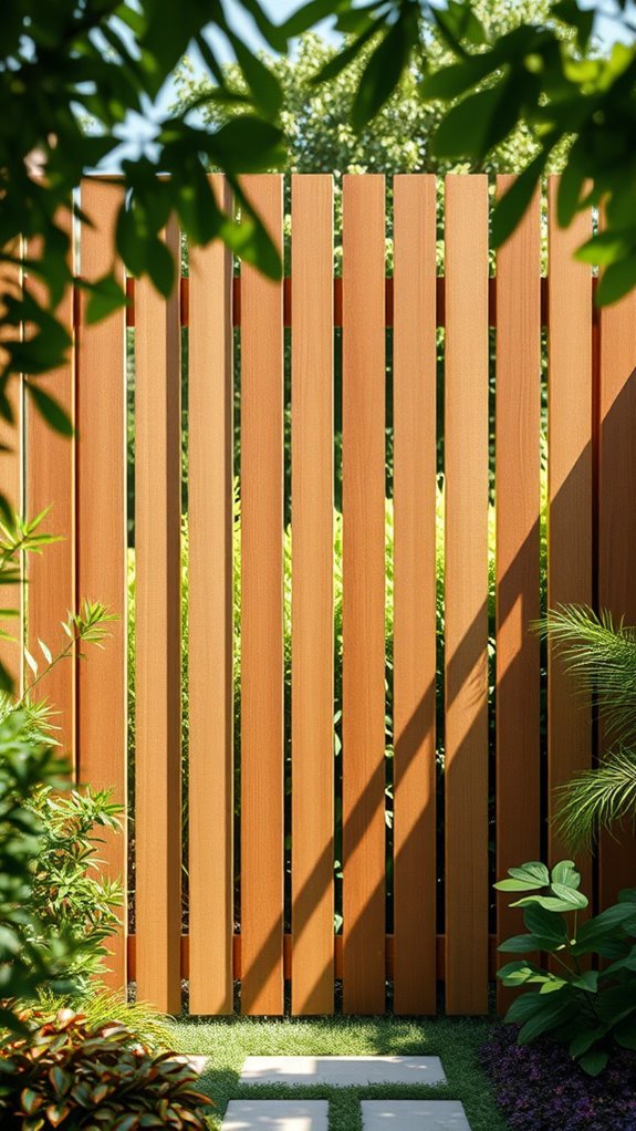 stylish durable privacy fencing