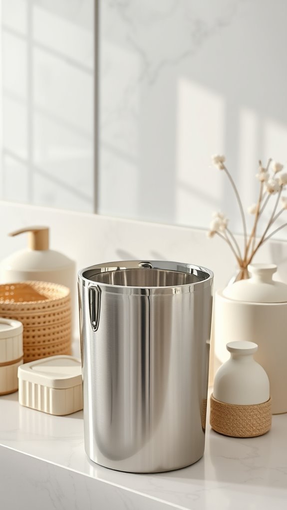 stylish eco friendly bathroom bins
