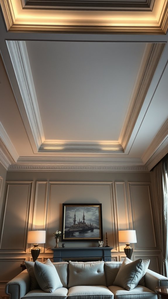 stylish elevated ceiling design