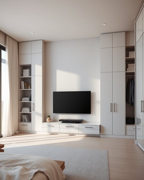 stylish entertainment hub design
