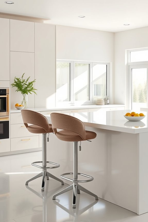 stylish ergonomic bar stools