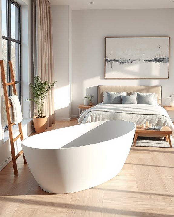 stylish freestanding bathtub sanctuary
