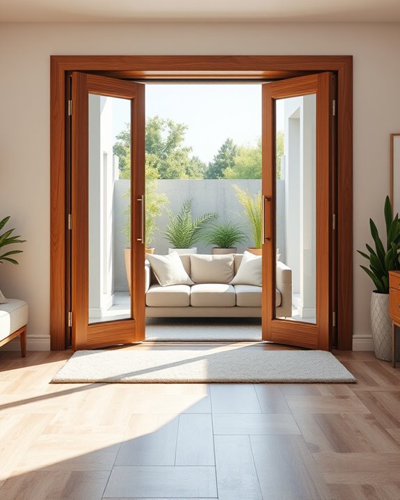 stylish functional balcony access