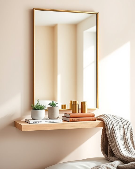 stylish functional bedside decor