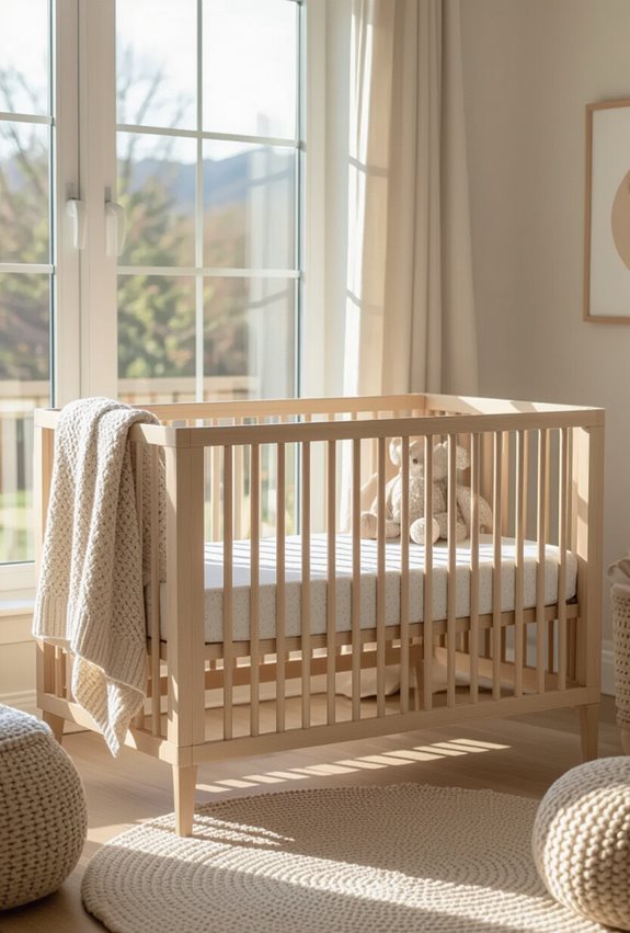 stylish functional convertible safety crib